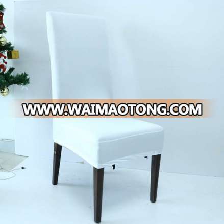 spandex white dining half chair covers